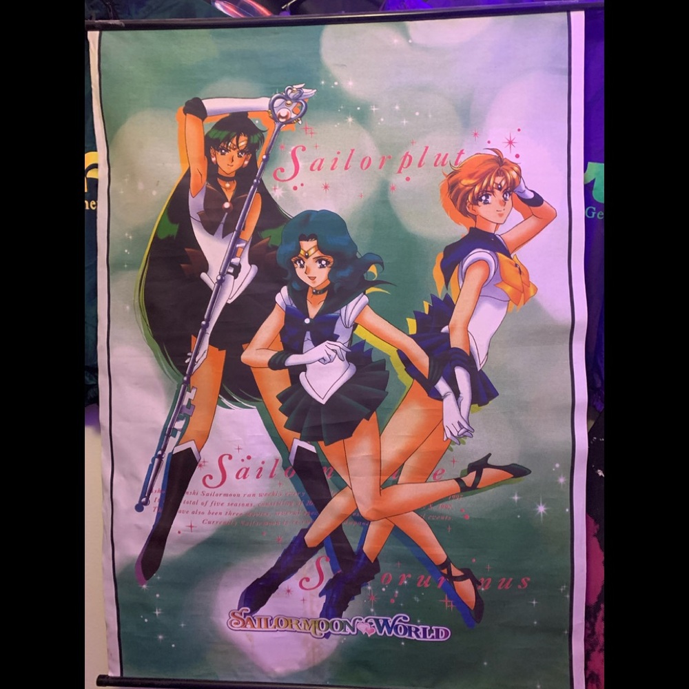 Sailor Moon Neptune Uranus Pluto Poster Scroll